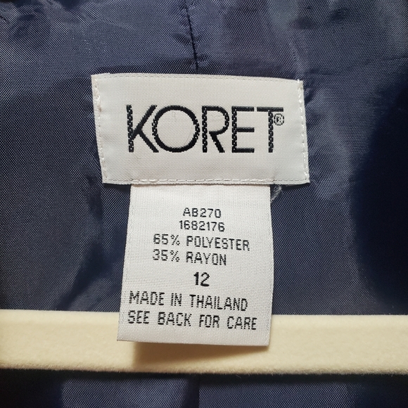 Vintage Koret Blue & Green Plaid - Size 12 - Picture 5 of 8